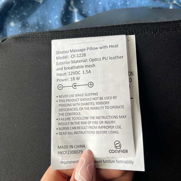 Confier Plug-In Lower Back Massager - Picture 6 of 8